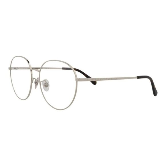New Authentic Stella McCartney Womens Round/Oval Palladium Palladium Transparent - Picture 1 of 4